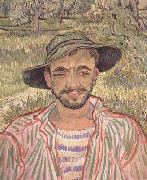 Vincent Van Gogh Portrait of a Young Peasant (nn04) oil on canvas